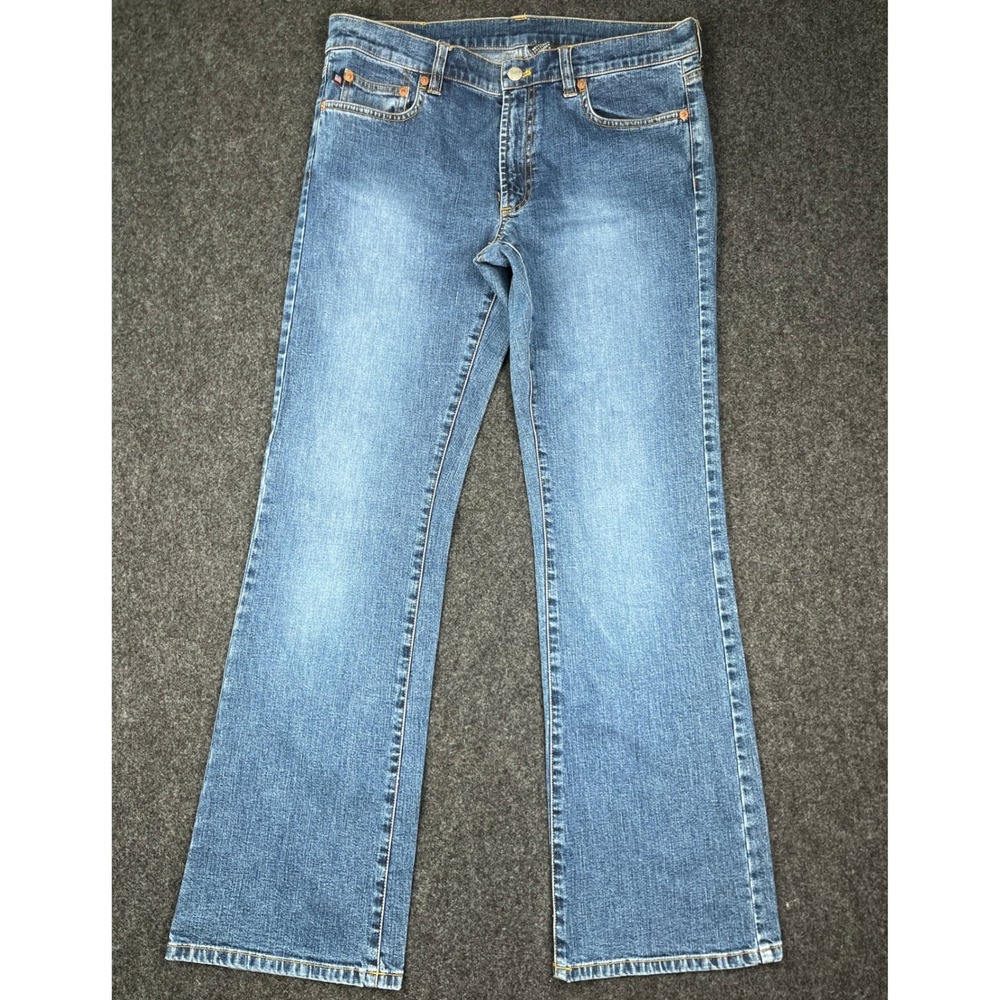 Polo Jeans Co Ralph Lauren Bootcut Jeans Womens 10 Blue Denim Y2K Medium Wash‎